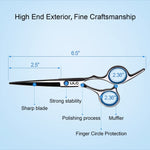 Load image into Gallery viewer, Hair Cutting Scissors Thinning Shears Kit ULG Professional Barber Hairdressing Texturizing Salon Razor Edge Scissor Japanese Stainless Steel 6.5 inch
