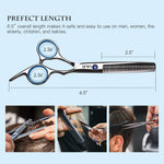 Load image into Gallery viewer, Hair Cutting Scissors Thinning Shears Kit ULG Professional Barber Hairdressing Texturizing Salon Razor Edge Scissor Japanese Stainless Steel 6.5 inch

