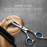 Load image into Gallery viewer, Hair Cutting Scissors Thinning Shears Kit ULG Professional Barber Hairdressing Texturizing Salon Razor Edge Scissor Japanese Stainless Steel 6.5 inch
