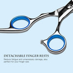 Load image into Gallery viewer, Hair Cutting Scissors Thinning Shears Kit ULG Professional Barber Hairdressing Texturizing Salon Razor Edge Scissor Japanese Stainless Steel 6.5 inch
