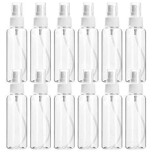 ULG Fine Mist Plastic Spray Bottles 12 Pack
