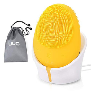 ULG Ultrasonic Vibration Electric Silicone Facial Cleansing Brush