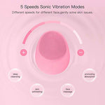 Load image into Gallery viewer, Facial Cleansing Brush Silicone - Pink
