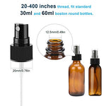 Load image into Gallery viewer, ULG Amber Fine Mist Sprayer Bottles Pump Pack of 4
