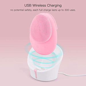 Facial Cleansing Brush Silicone - Pink