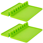 Load image into Gallery viewer, ULG458-Green 8 Hole Utensil Rest P2-us
