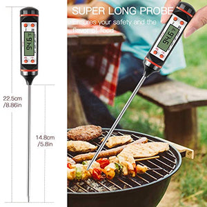 digital meat thermometer for cooking food
