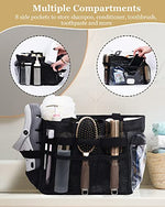 Load image into Gallery viewer, ULG Large Mesh Shower Caddy with Waterproof Bag and Slippers Pocket
