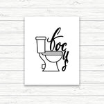 Load image into Gallery viewer, ULG Bathroom Decor Wall Art Set of 4 - Unframed - 8x10s
