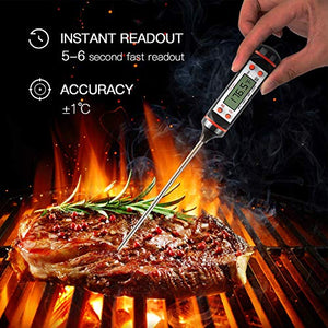 Instant Read Digital Grill Kitchen Meat Thermometer Probe BBQ Oven