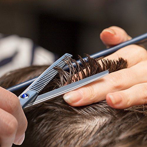 Hair Cutting Scissors Thinning Teeth Shears Set 6.5 inch
