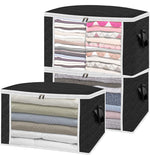 Load image into Gallery viewer, ULG Horizontal Large Capacity Clothes Storage Bag Organizer 3 Pack
